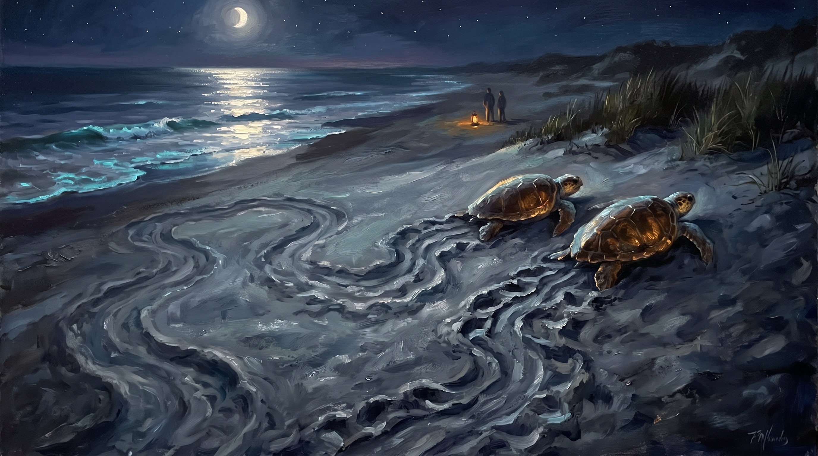Two Lanterns Under the Same Dark Tide