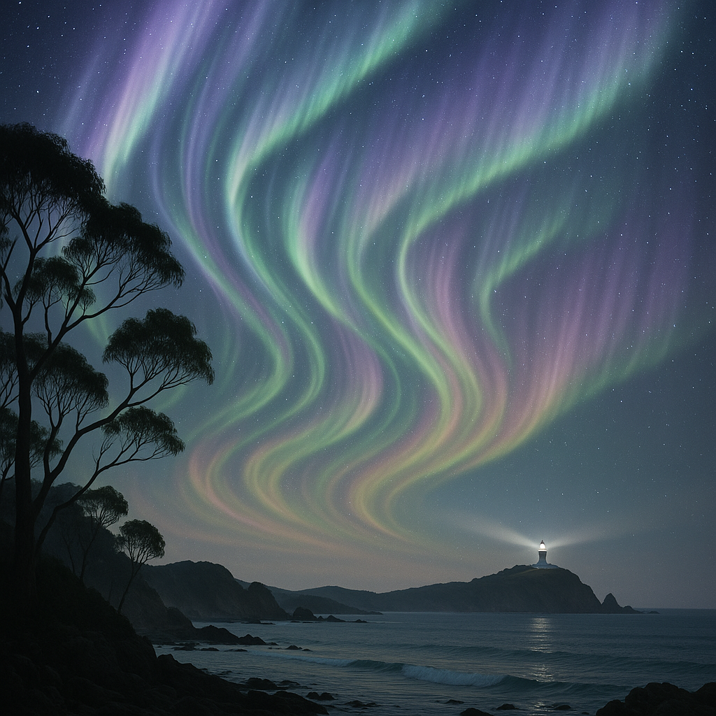 Southern Lights Over Australia